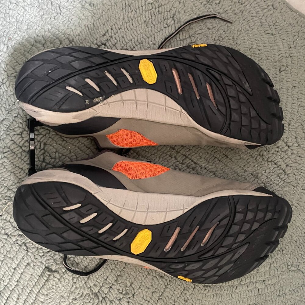 Merrell True Glove Barefoot Brindle and Harvest Pumpkin MENS 9.5 - Picture 6 of 8